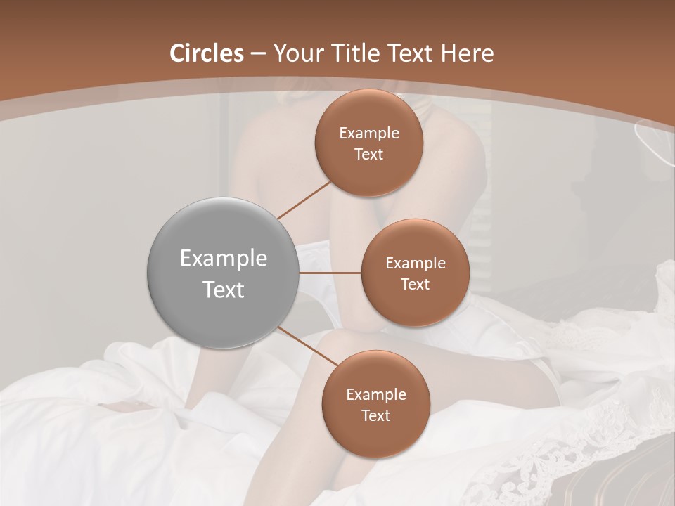 Bed Corset Satin PowerPoint Template