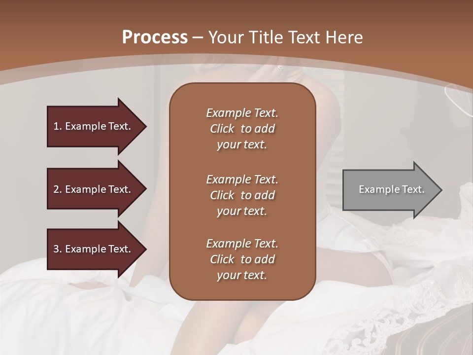 Bed Corset Satin PowerPoint Template