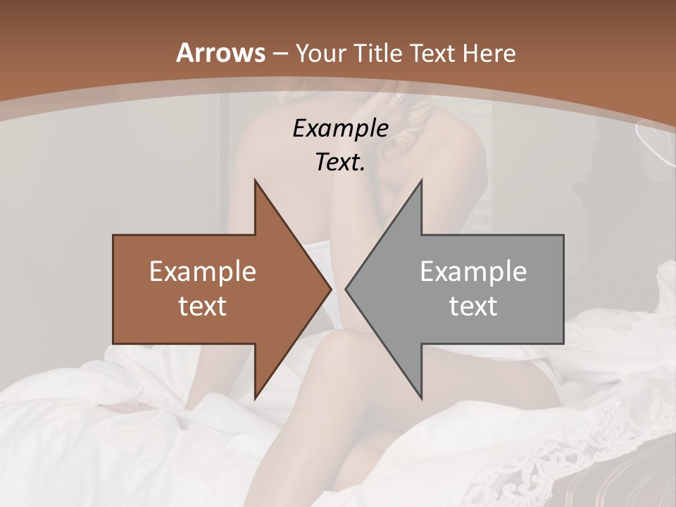 Bed Corset Satin PowerPoint Template