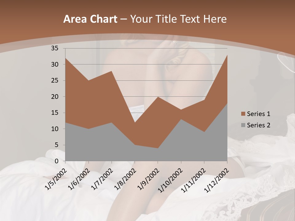 Bed Corset Satin PowerPoint Template