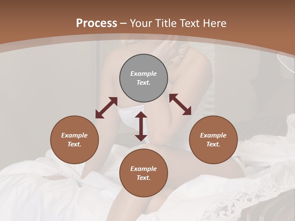 Bed Corset Satin PowerPoint Template