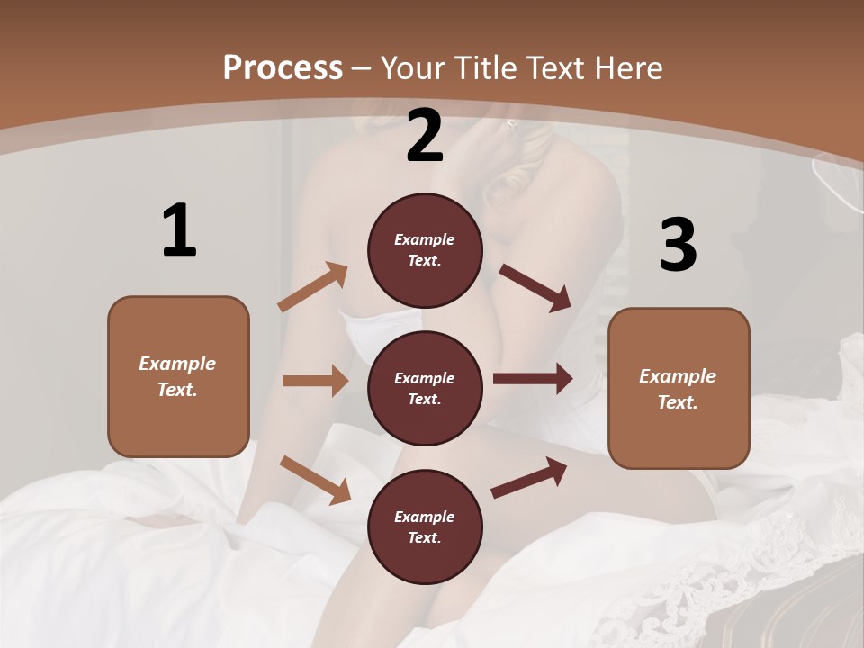 Bed Corset Satin PowerPoint Template