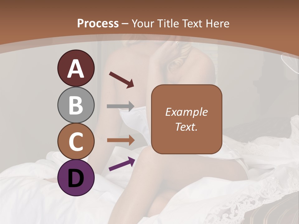 Bed Corset Satin PowerPoint Template