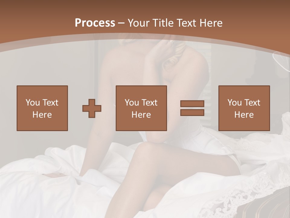 Bed Corset Satin PowerPoint Template