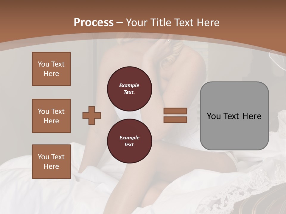 Bed Corset Satin PowerPoint Template