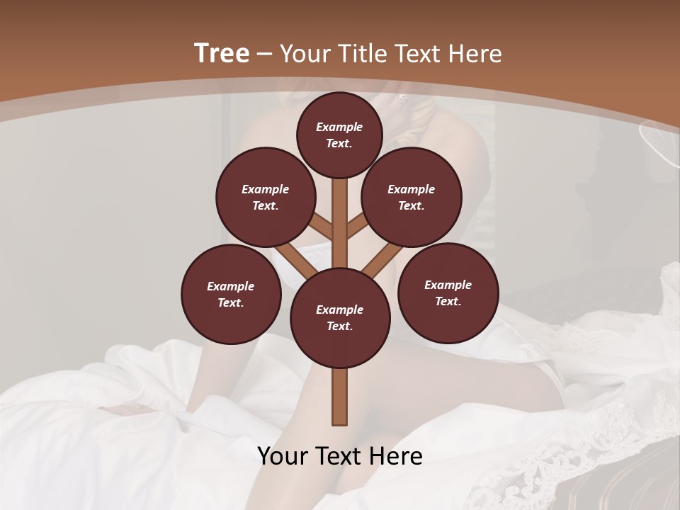 Bed Corset Satin PowerPoint Template