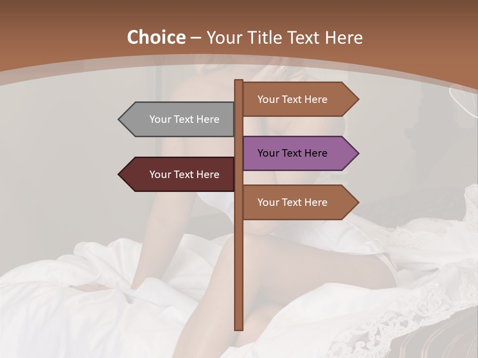 Bed Corset Satin PowerPoint Template