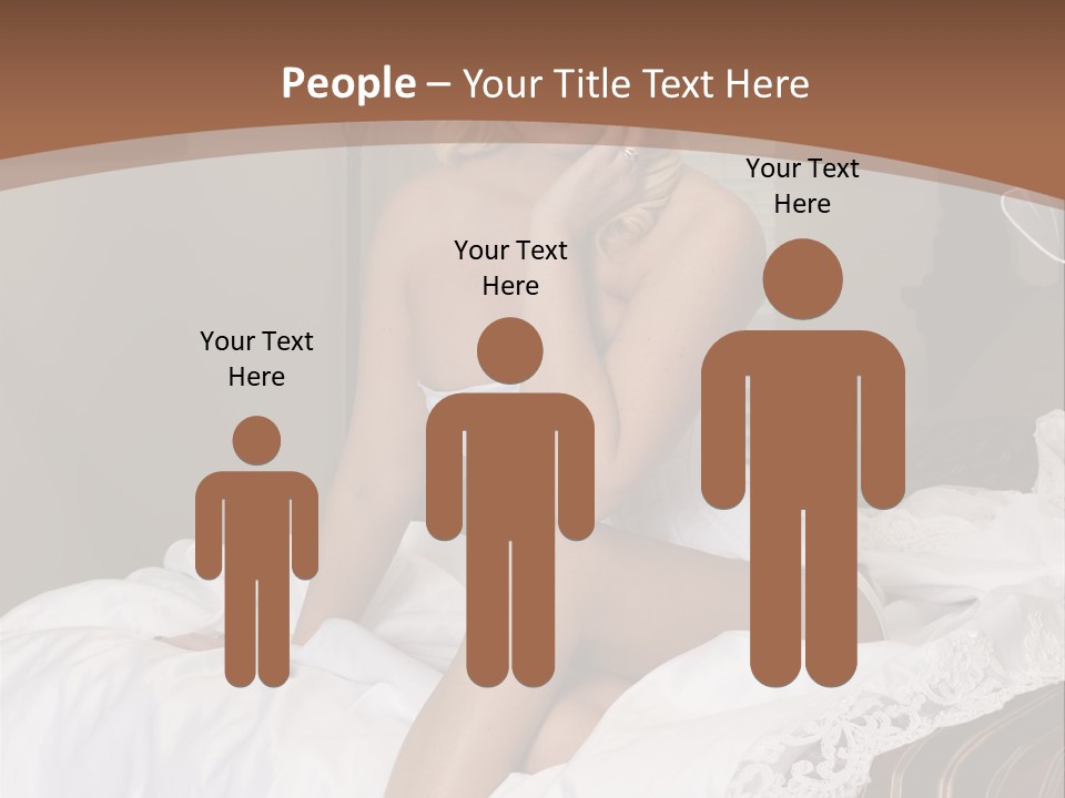 Bed Corset Satin PowerPoint Template