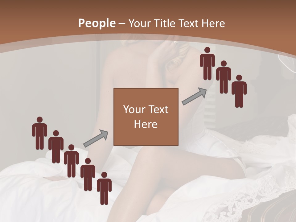 Bed Corset Satin PowerPoint Template