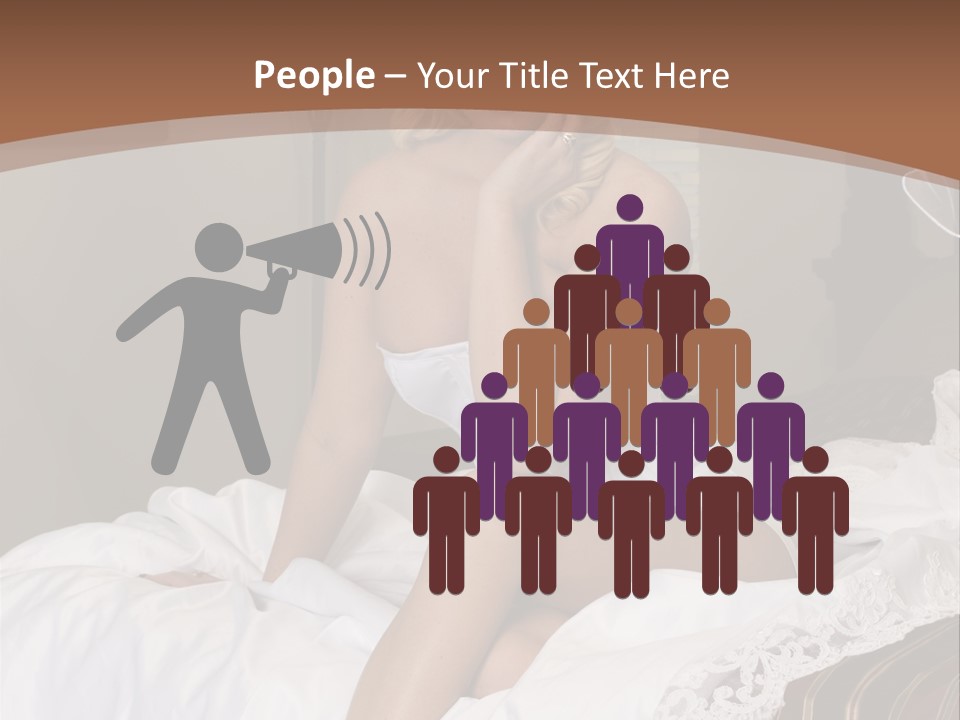 Bed Corset Satin PowerPoint Template