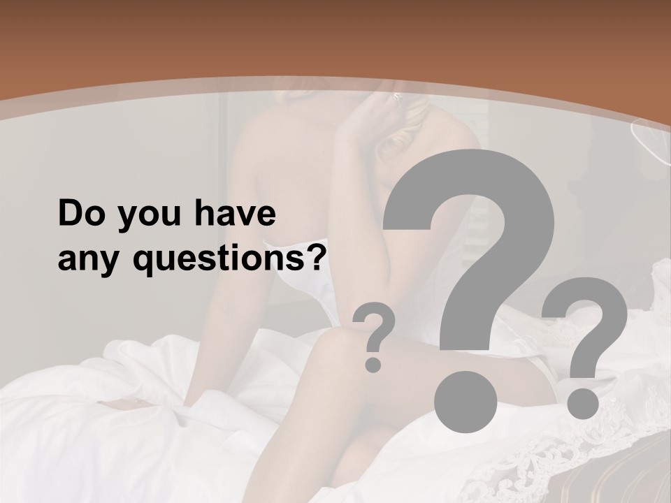 Bed Corset Satin PowerPoint Template