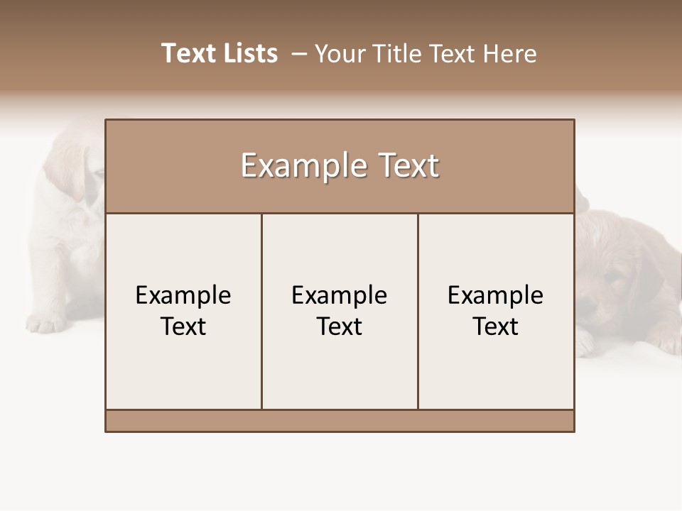 Mammal Portrait Retriever PowerPoint Template