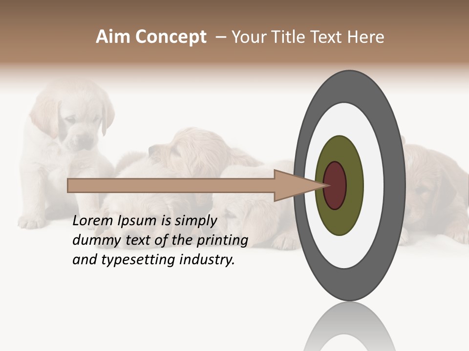 Mammal Portrait Retriever PowerPoint Template