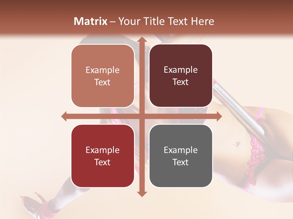 Only Temptation Beautiful PowerPoint Template