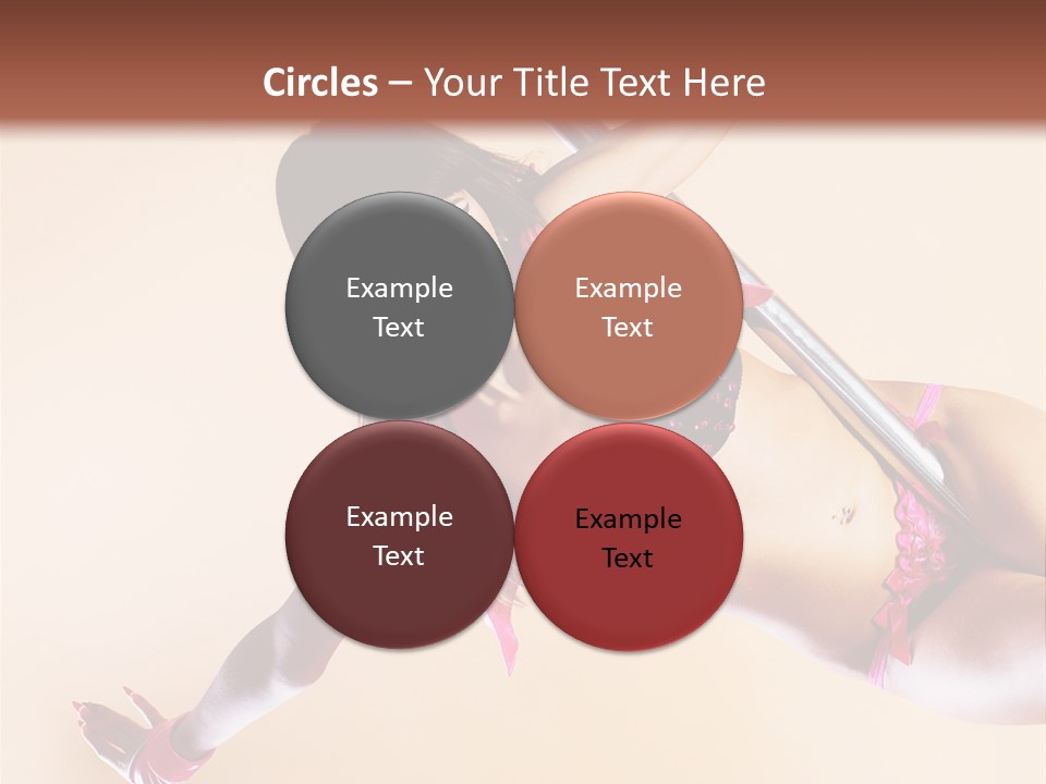 Only Temptation Beautiful PowerPoint Template