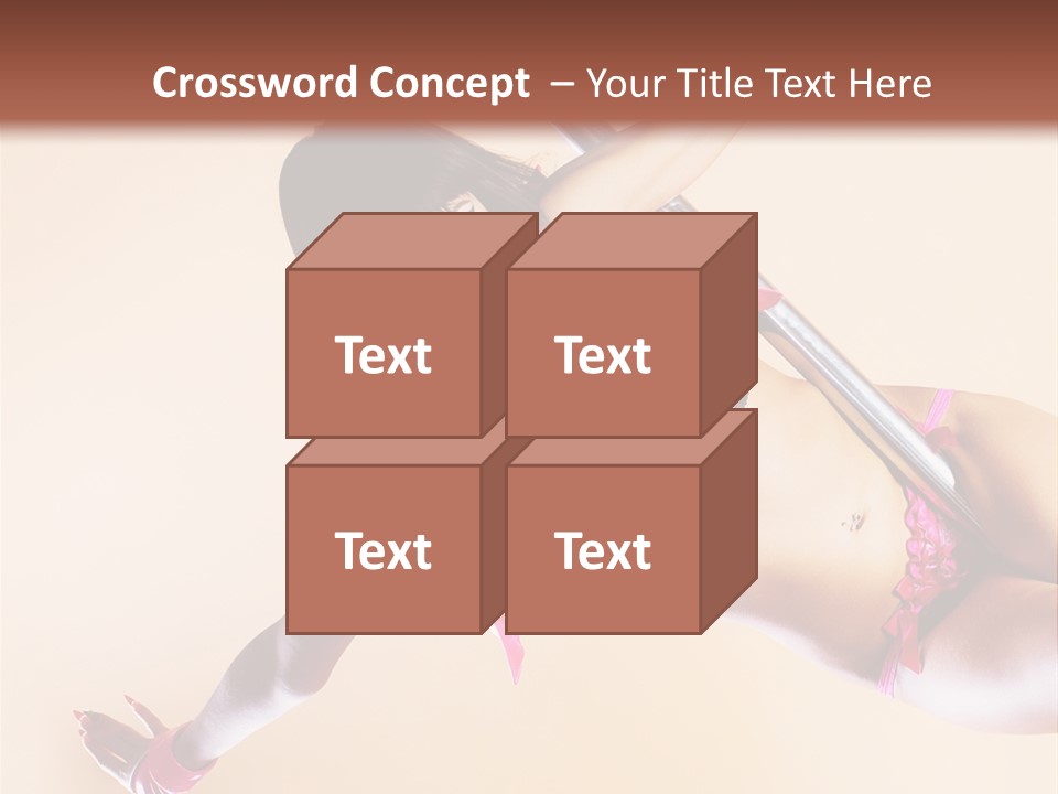 Only Temptation Beautiful PowerPoint Template