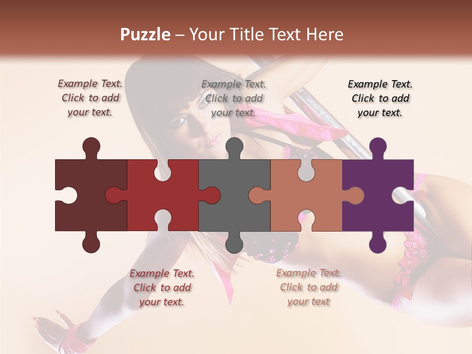 Only Temptation Beautiful PowerPoint Template