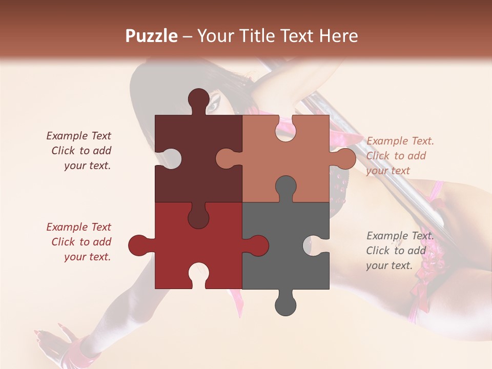 Only Temptation Beautiful PowerPoint Template