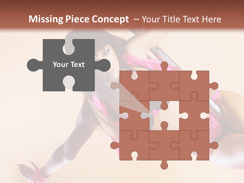 Only Temptation Beautiful PowerPoint Template