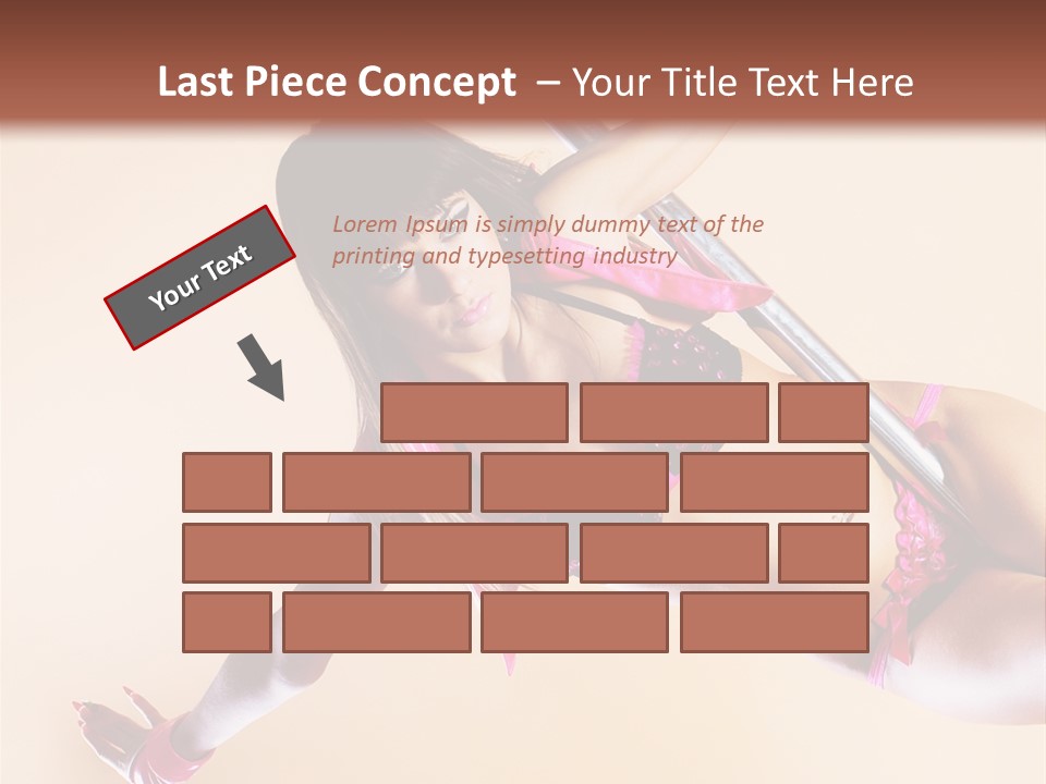 Only Temptation Beautiful PowerPoint Template