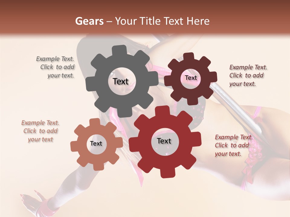 Only Temptation Beautiful PowerPoint Template