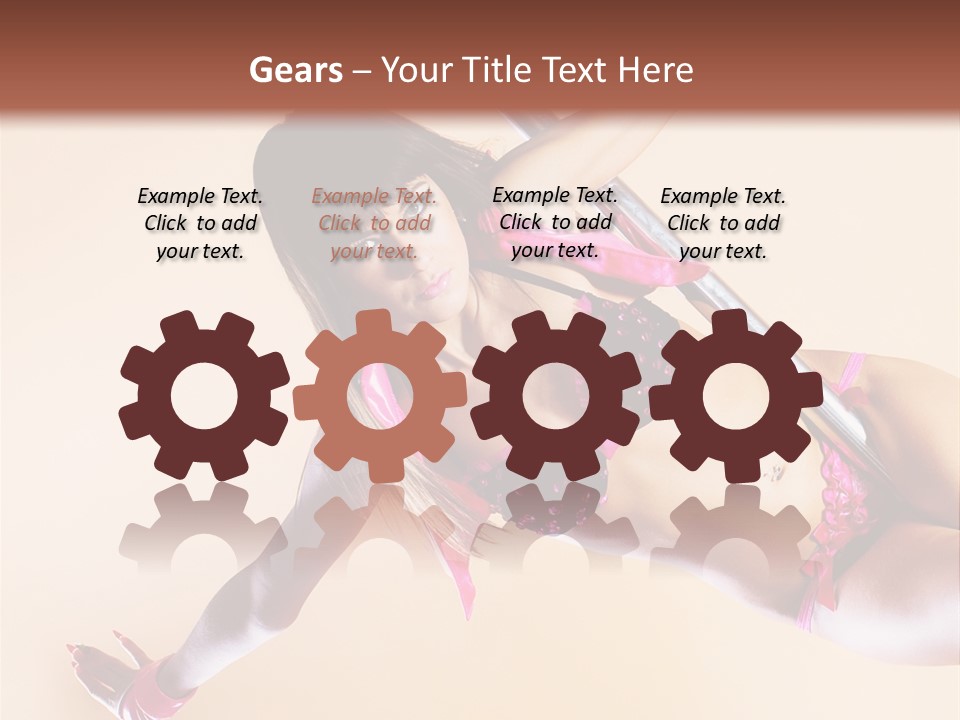 Only Temptation Beautiful PowerPoint Template