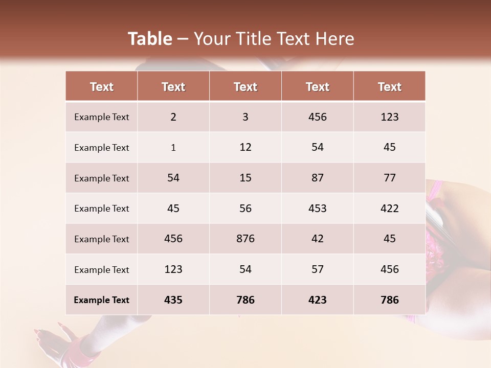 Only Temptation Beautiful PowerPoint Template