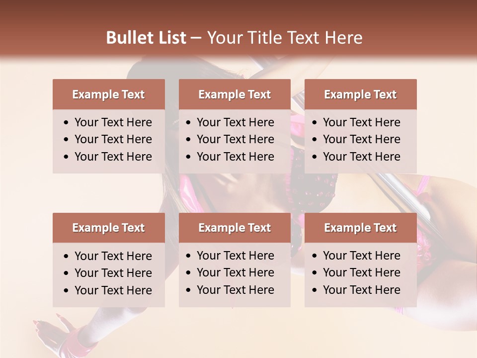 Only Temptation Beautiful PowerPoint Template