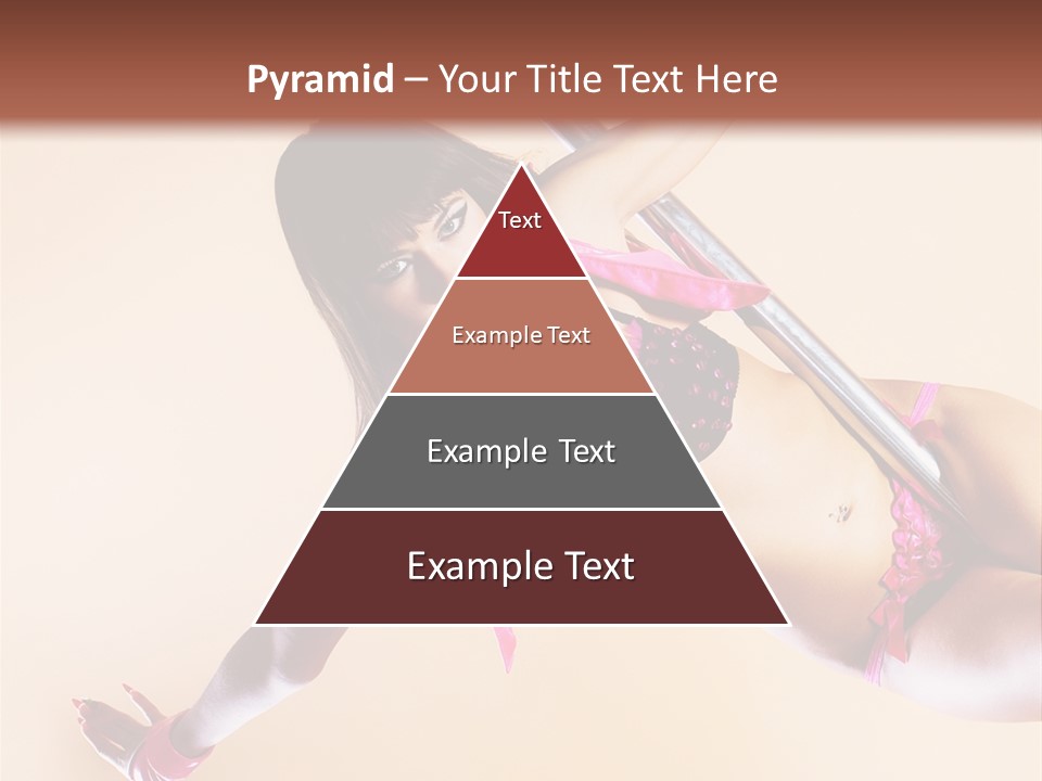 Only Temptation Beautiful PowerPoint Template