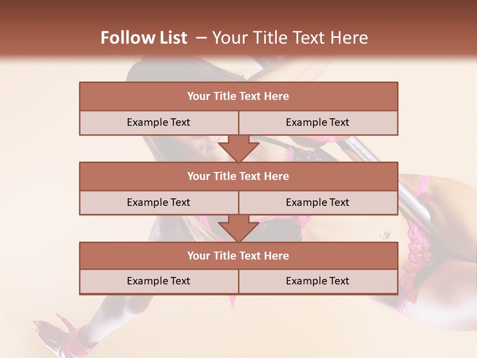 Only Temptation Beautiful PowerPoint Template