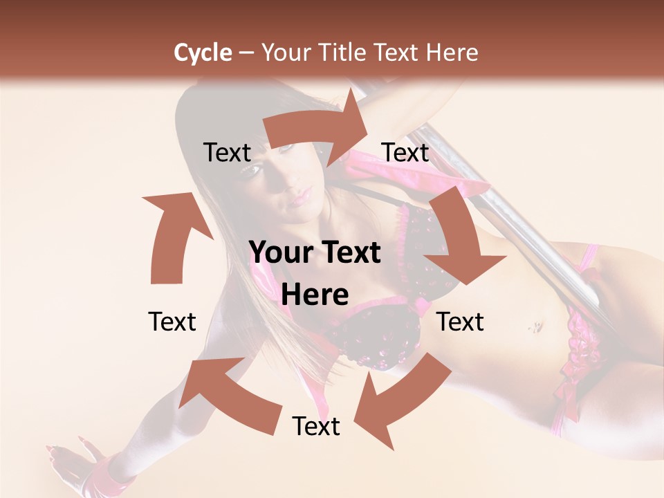 Only Temptation Beautiful PowerPoint Template