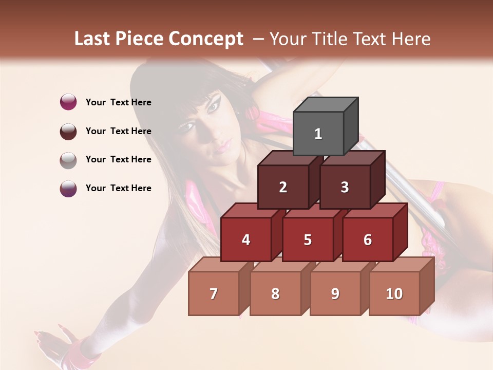 Only Temptation Beautiful PowerPoint Template