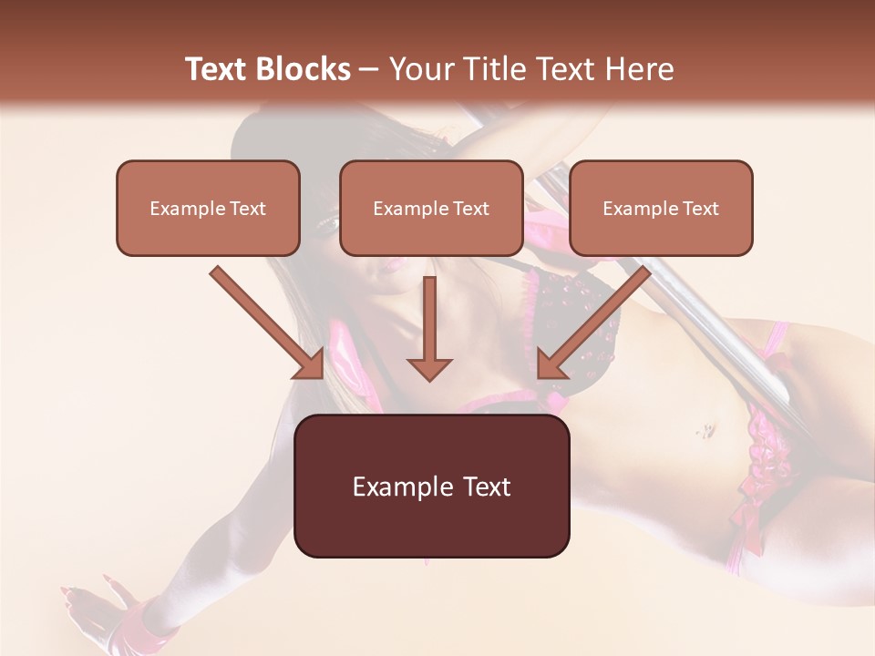 Only Temptation Beautiful PowerPoint Template