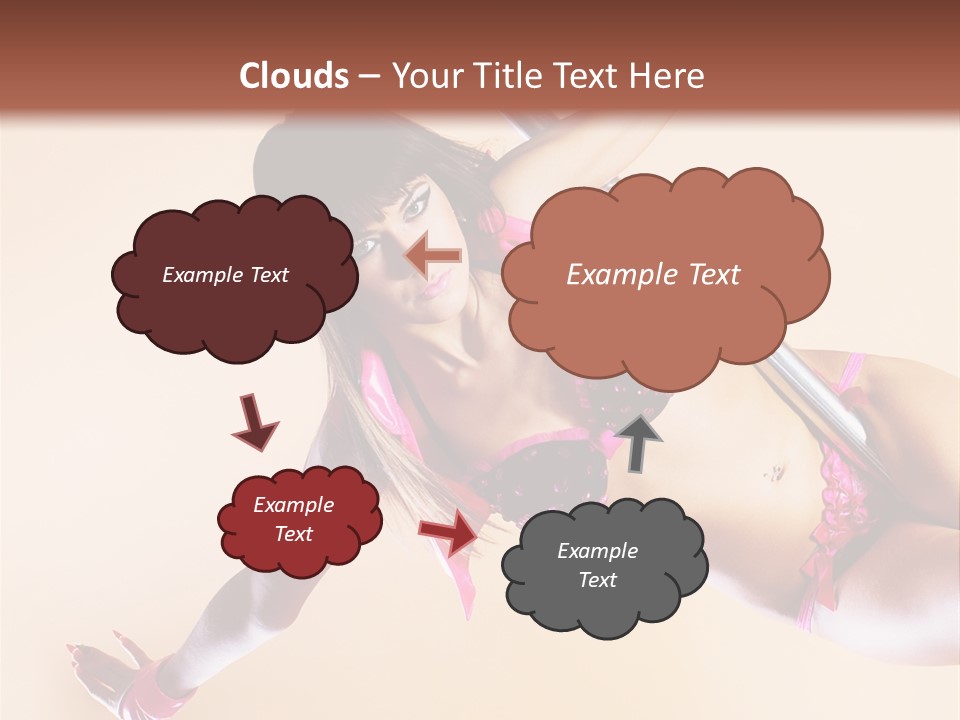 Only Temptation Beautiful PowerPoint Template