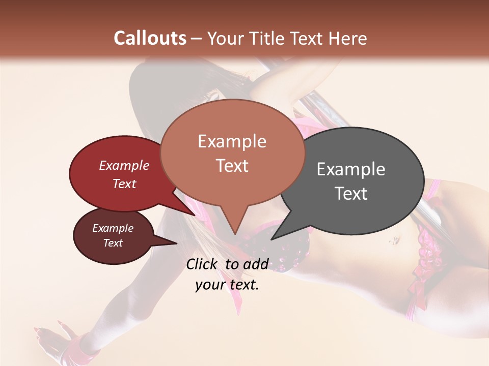 Only Temptation Beautiful PowerPoint Template