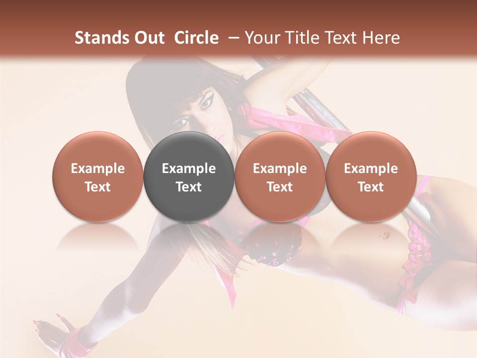 Only Temptation Beautiful PowerPoint Template