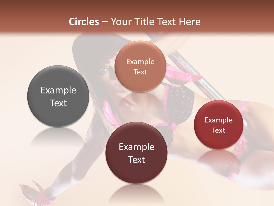 Only Temptation Beautiful PowerPoint Template