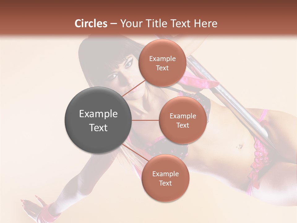 Only Temptation Beautiful PowerPoint Template