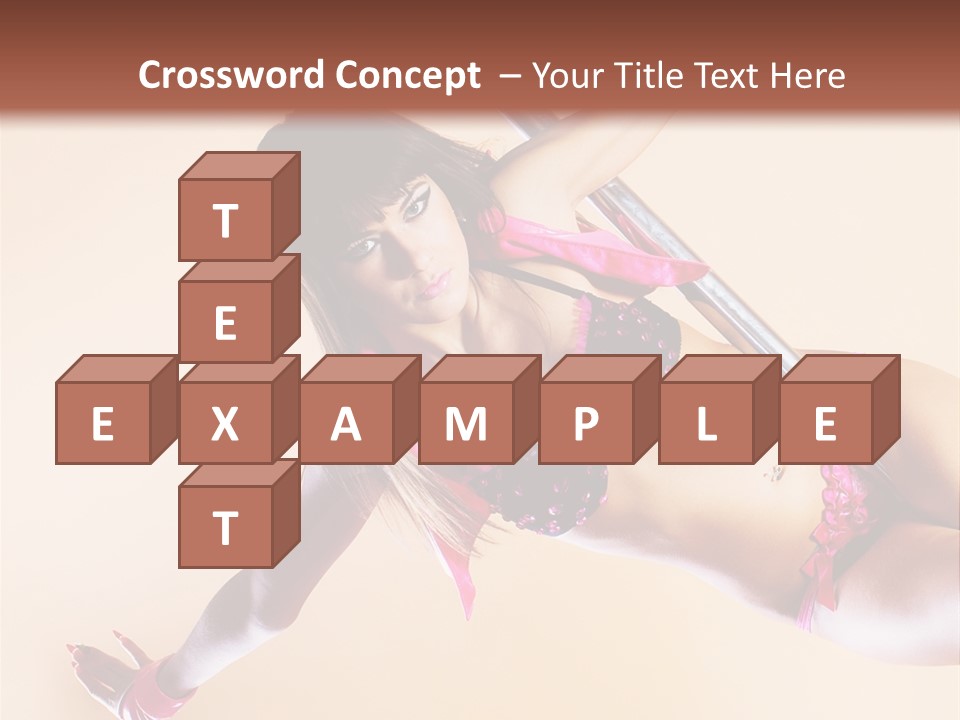 Only Temptation Beautiful PowerPoint Template