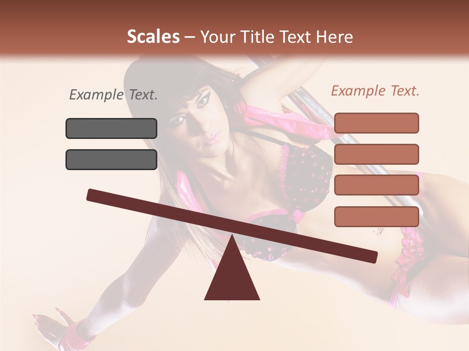 Only Temptation Beautiful PowerPoint Template