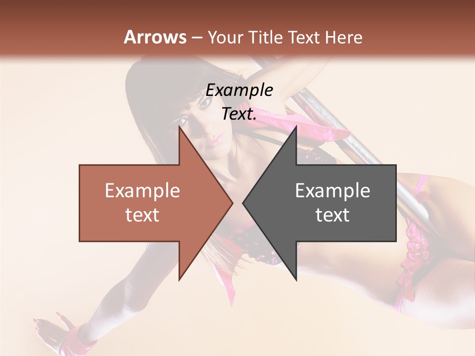 Only Temptation Beautiful PowerPoint Template