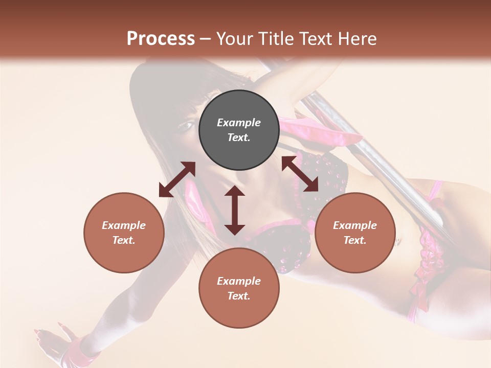 Only Temptation Beautiful PowerPoint Template