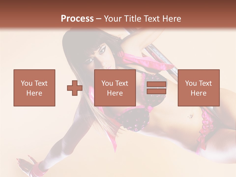 Only Temptation Beautiful PowerPoint Template