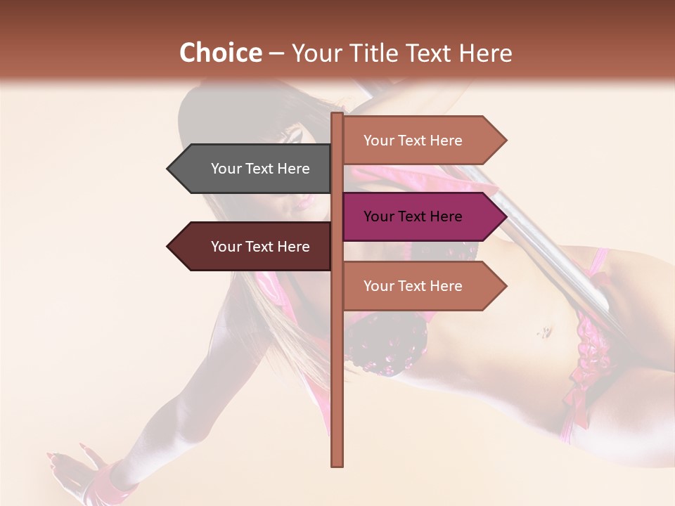 Only Temptation Beautiful PowerPoint Template