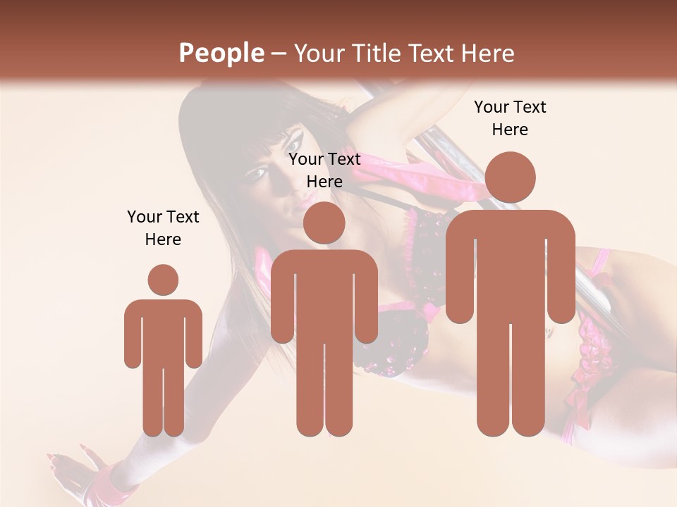 Only Temptation Beautiful PowerPoint Template