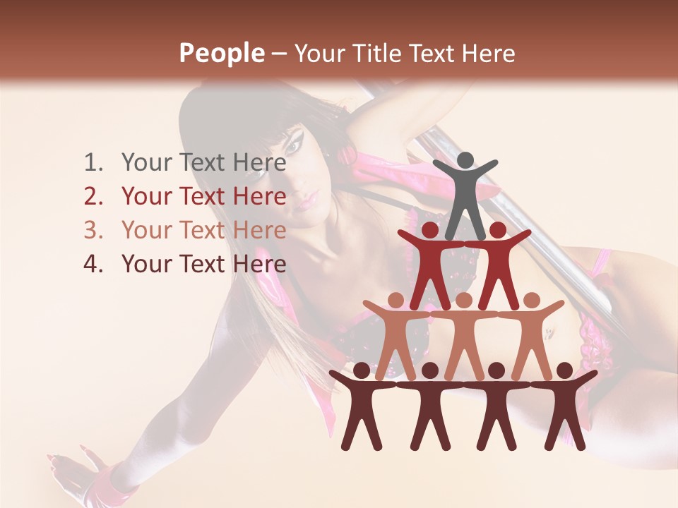 Only Temptation Beautiful PowerPoint Template