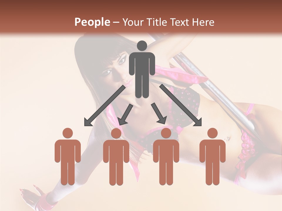 Only Temptation Beautiful PowerPoint Template