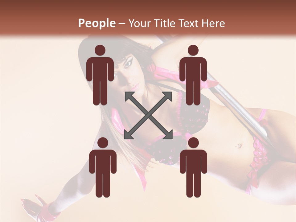 Only Temptation Beautiful PowerPoint Template