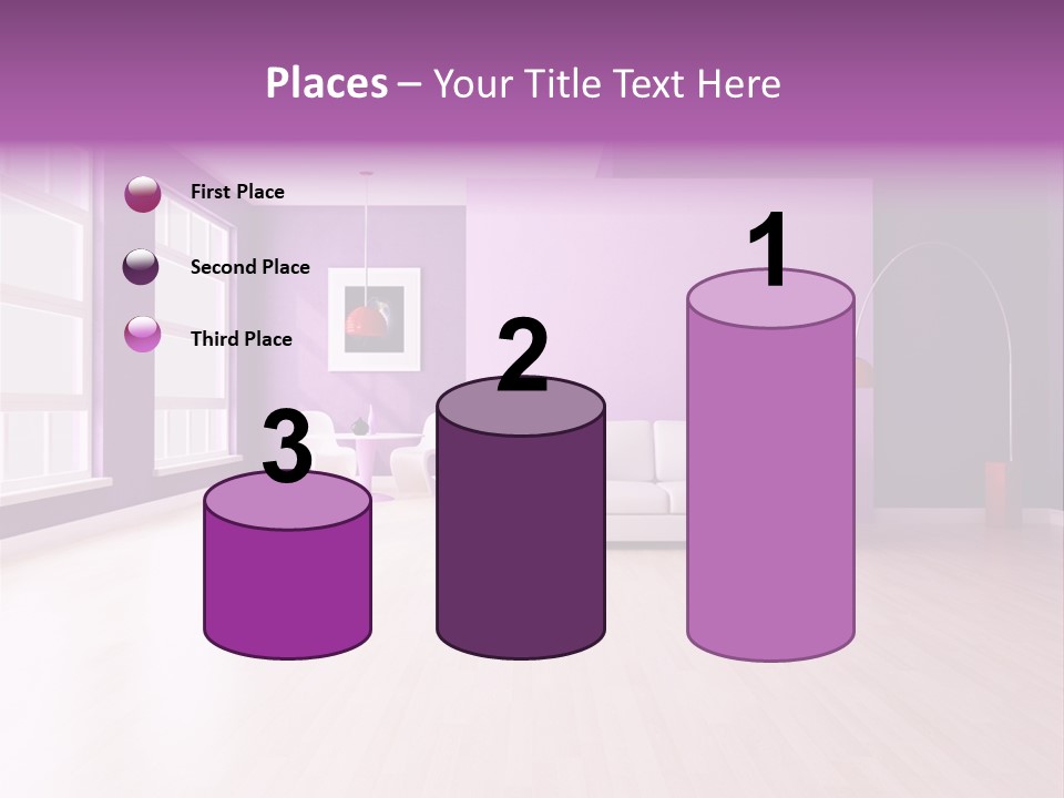 Lifestyle Couch Rendering PowerPoint Template