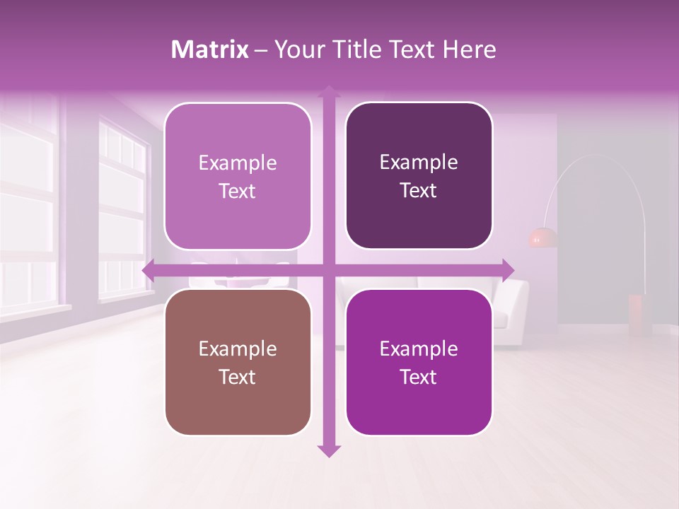Lifestyle Couch Rendering PowerPoint Template